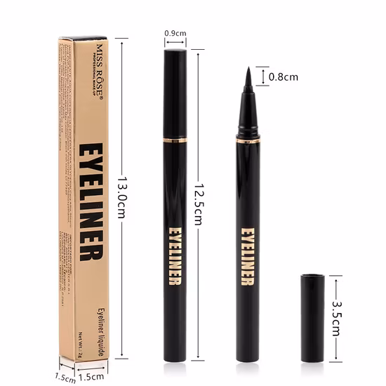 Mr 44 Black Eyeliner Pen Estructura Delineador de ojos Maquillaje de ojos Maquillaje