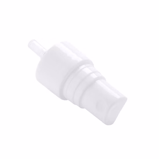 Pulverizador de niebla de perfume 24/410 de alta calidad, pulverizador de niebla fina blanca de plástico
