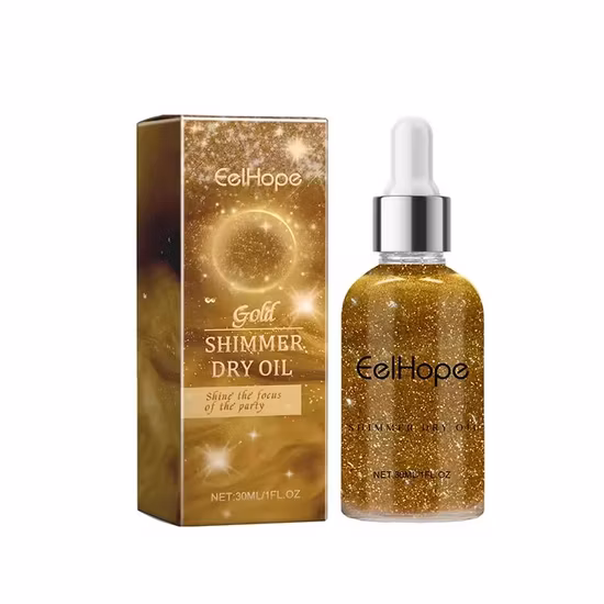 Maquillaje personalizado del resaltador líquido del brillo del brillo del cuerpo de la cara